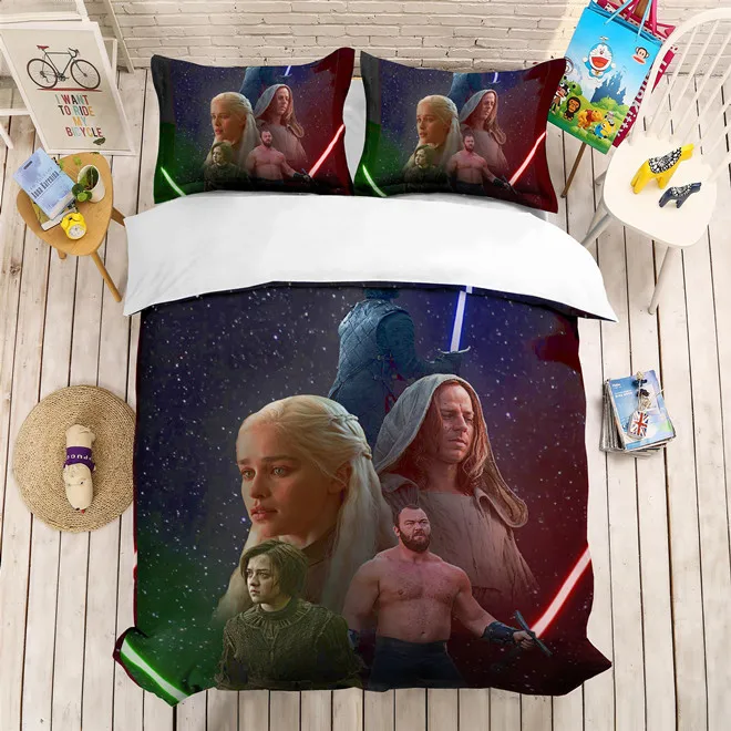 

Game of Thrones Duvet Cover set Soft Bedding set High quality Bed set Pillowcase Queen King Part 4