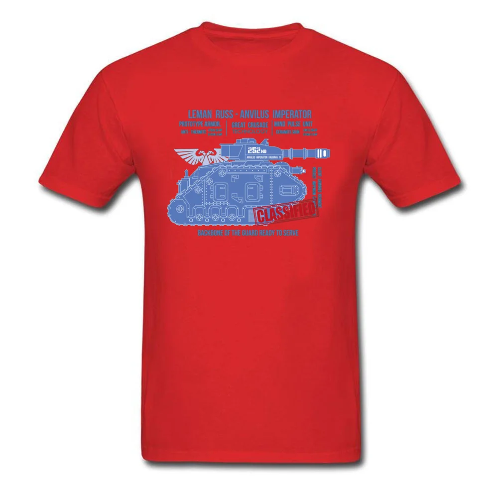 Casual Top T-shirts Cute Short Sleeve Printing Cotton Round Neck Men Tops Tees Street T Shirt Summer Fall Top Quality BLUEPRINT TEE LEMAN RUSS 40K BONE 20426 red