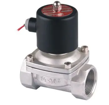 

1 1/2'' 2S Series Solenoid Stainless Steel Valve Model 2S400-40 For Water Air Oil Gas
