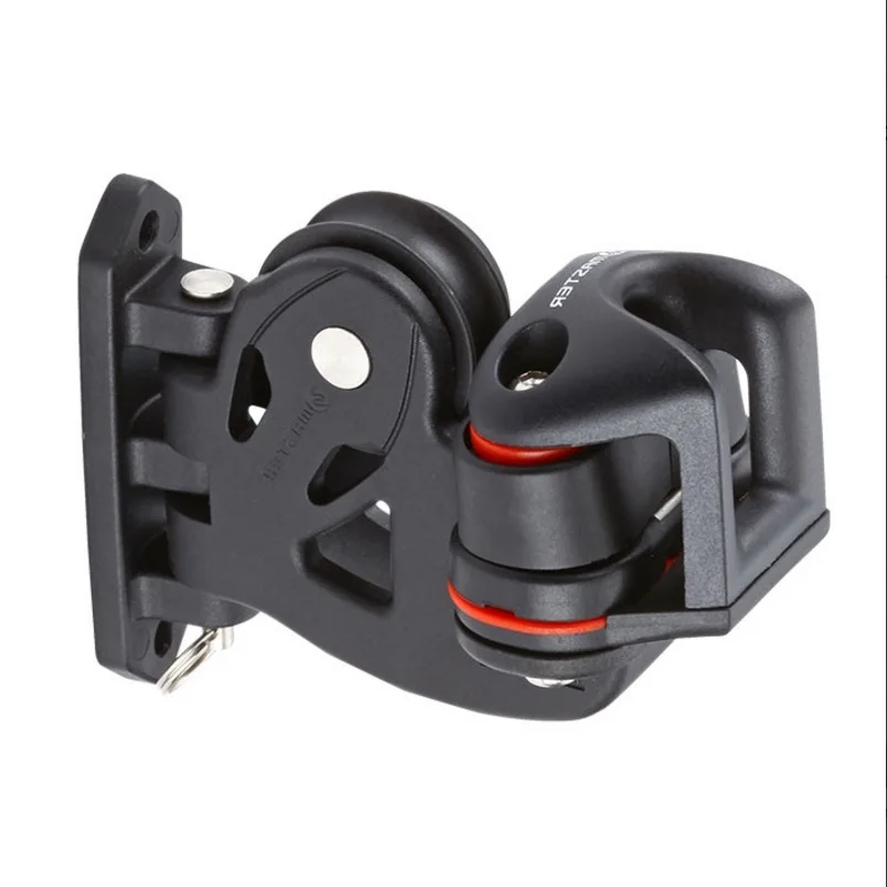 Marine Boat Yacht Sailboat Hardware 40mm 1 9/16 inch Swivel-exit Angle Fairlead Cleat Block Small Boat Block Master PE-0401FE angle block sc2