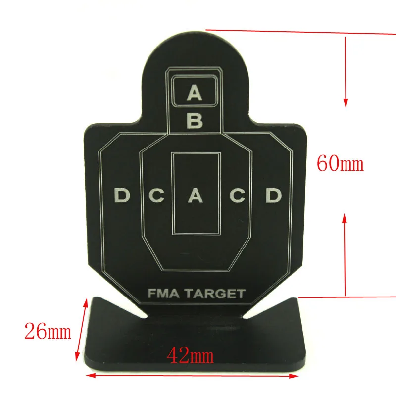 VULPO 6 шт./лот страйкбол Тактическая Охота Стрельба металлическая цель Стрельба Цель практика аксессуары