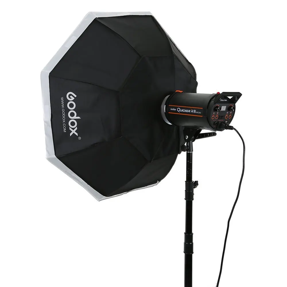 Godox 3" 95 см Bowens крепление восьмиугольник портативный софтбокс мягкий коробчатый диффузор для студии стробоскоп Вспышка Speedlite