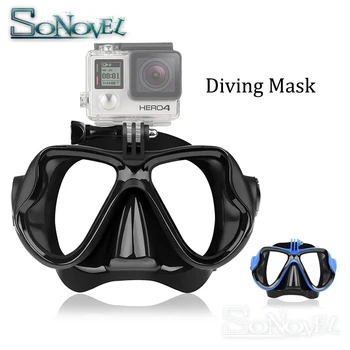 

For Go Pro Diving Accessories Gopro Hero7 6 5 4 SJCAM SJ4000/5000/6000 For Xiao yi Swim Glasses Diving Mask Mount Action Camera