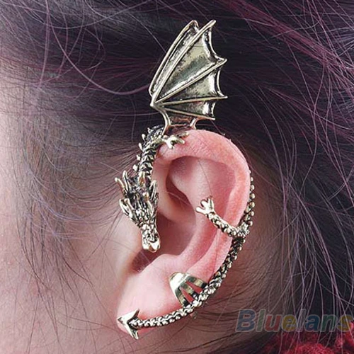 Integración Triatleta yeso Bluelans pendientes con forma de dragón para hombre y mujer, aretes con  Clip, estilo Retro, gótico, Rock, Punk, 2013|ear cuff clip earrings|clip  earringscuff clip earrings - AliExpress