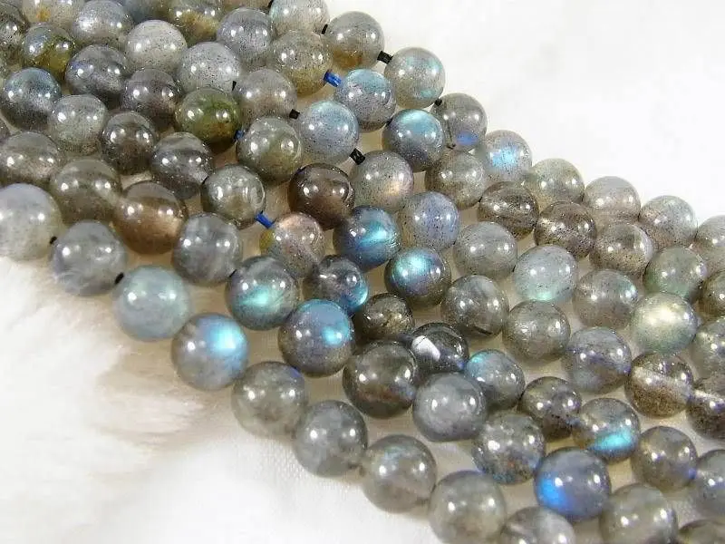 

8mm Labradorite Round Loose Beads 15"