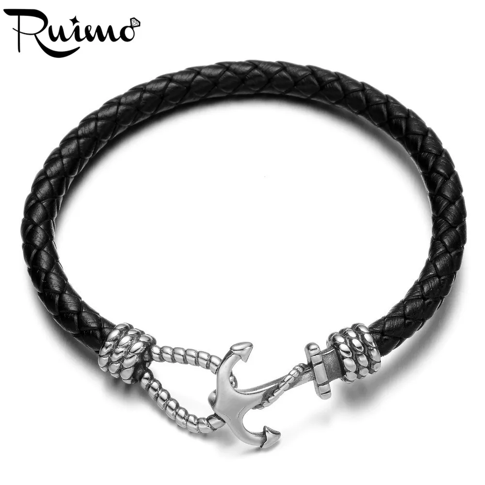 Анкерный коннектор RUIMO из нержавеющей стали 316 крючок для браслетов 5 мм