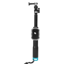SHOOT 39 inch Extendable Handheld Selfie Stick Monopod for Gopro Hero 5 4 Session 3 SJCAM Xiaoyi 4K Camera with Wifi Remote Case