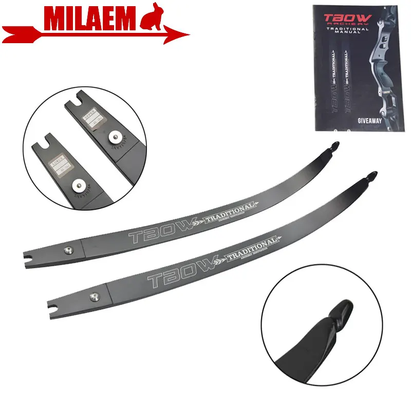 

2pcs 30-55lbs Archery Recurve Bow Limbs ILF Bow Limbs Takedown Hunting Bow Outdoor Bow And Arrow Hunting Shooting Accessories