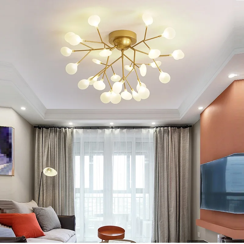 

LED Ceiling Chandelier Lighting Modern Living Room Chandeliers Lighting Fixtures Led Bulbs Include AC110V/220V Free Shipping