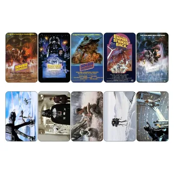 

Star Wars The Empire Strikes Back Movie Collectible Scrapbooking Sticker Card Mini Poster Decor Credit Bus ID Card Stickers