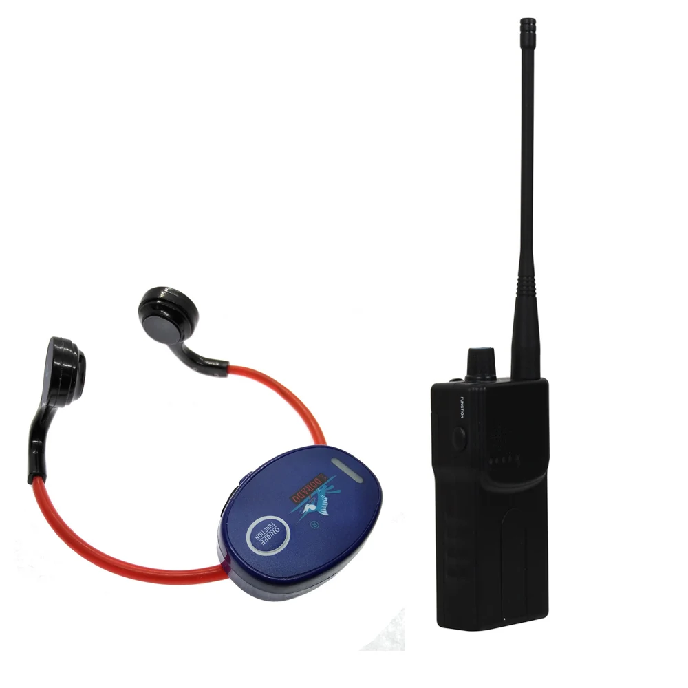 Обучающий гаджет для плавания с 1 Walkie Talkie + 3 костной проводимостью