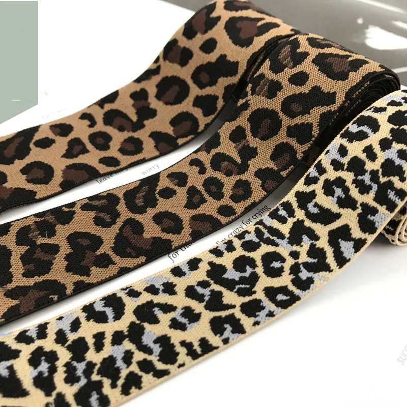 

Thickening soft leopard pants waist and foot elastic band elastic rope flat rubber band diy handmade clothing accessories