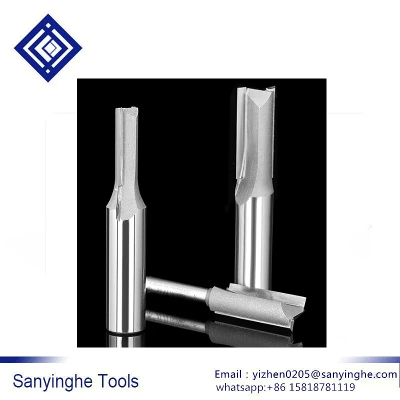 

Высокоскоростной прямой нож 5 шт./лот с двумя лезвиями, ЧПУ, прямой Фрезерный резак, гравировка, резьба, режущие инструменты для дерева