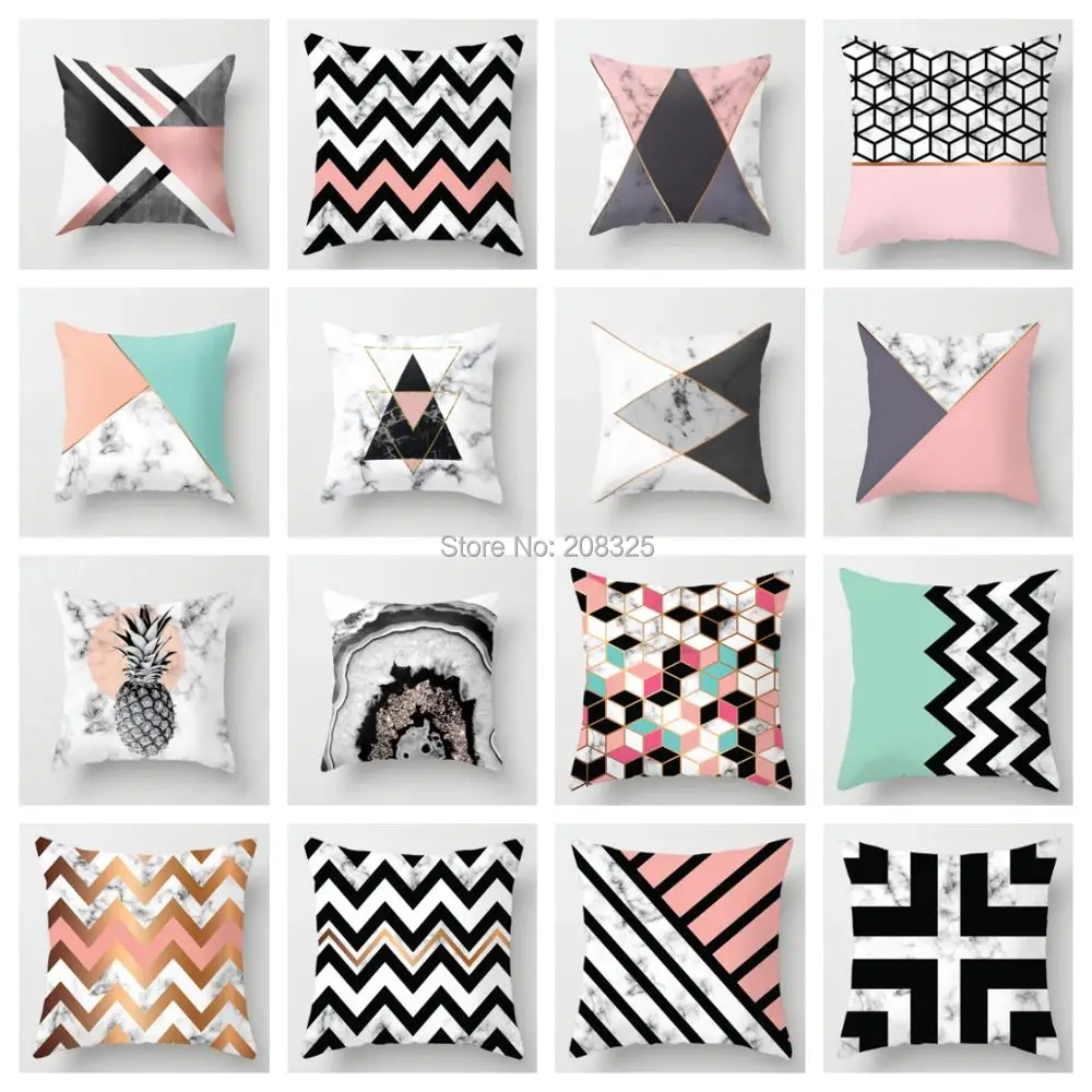 marble cushion cover