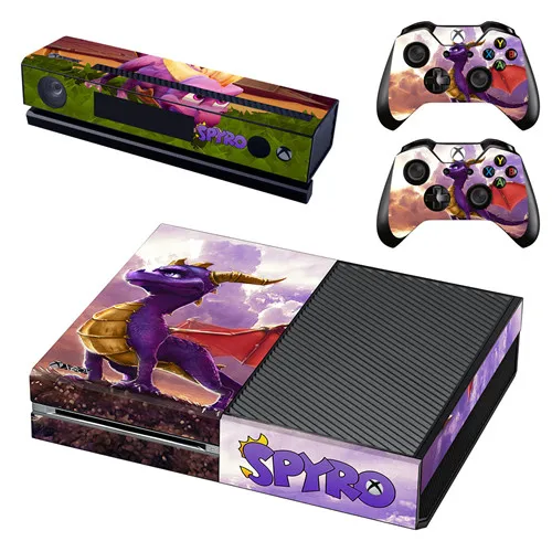 GSTM2315 Spyro Дракон кожи Стикеры наклейка для Microsoft Xbox One консоли и 2 контроллеры для Xbox One шкуры Стикеры s винил - Цвет: GSTM2315