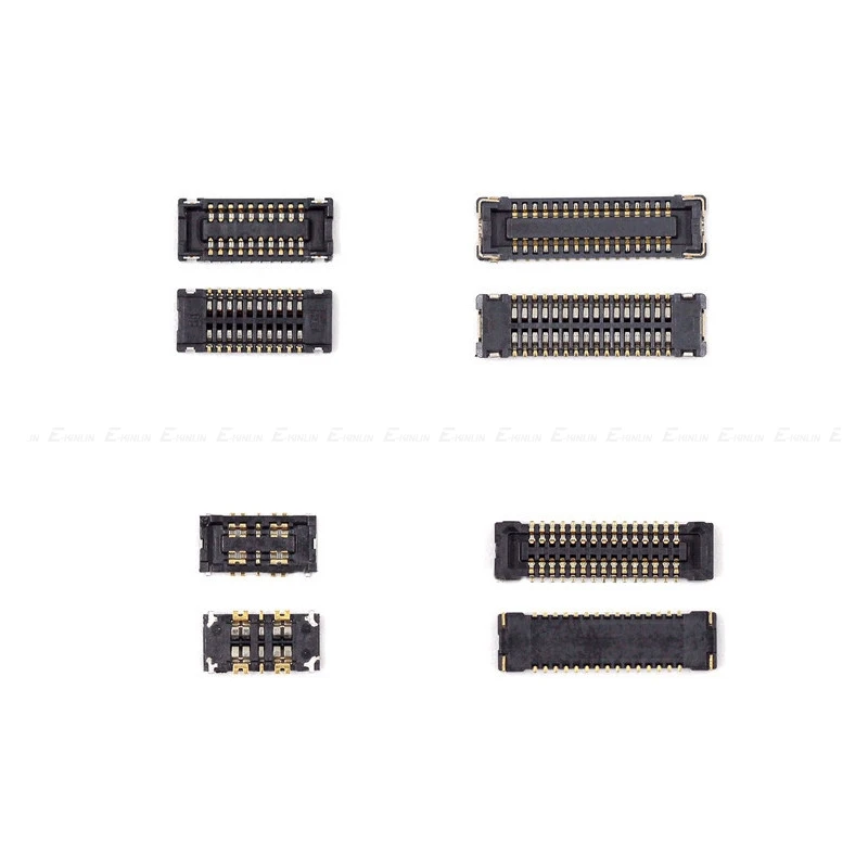 Conector FPC Para O iPad 2 3 4 5 6 ar air2 Mini 1 2 3 4 Lcd Digitador da Tela de Toque clipe conector Na Placa Mãe Placa Principal