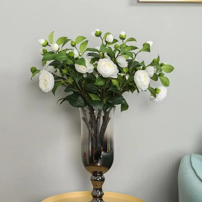 

New Chinese-style simulation Rose branch Wedding road entrance arch decoration flores fake white roses