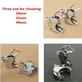 

Motorcycle 39/41/49mm Quick Release Windshield Windsreen Clamps For Harley Dyna Sportster XL1200 XL883 FXDB Street Bob Fat Bob
