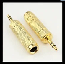 3 5mm Male to 6 5mm Female Adapter 3 5 plug to 6 35 Jack Stereo Audio Adapter for Microphone Headphone AUX Cable Convertor 50PCS