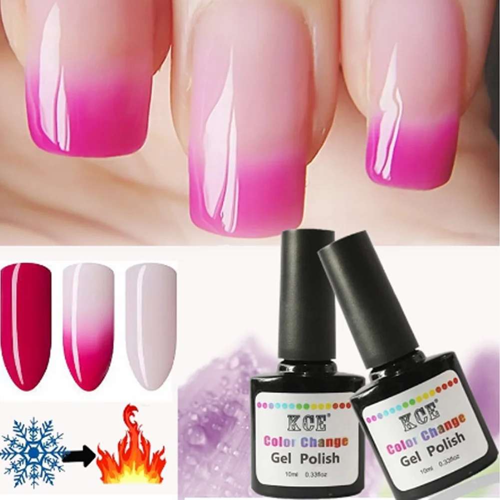 1pcs Gradient color nail Gel Temperature Color Change UV Gel Polish