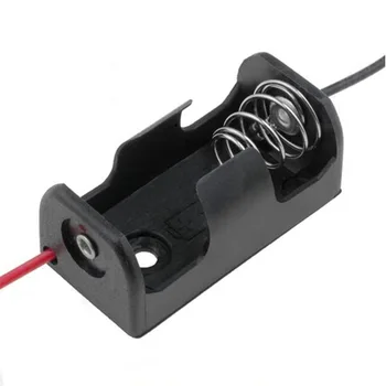 

5pcs 14250 Battery Holder 1 / 2AA battery case CR2 battery box with red and black wire