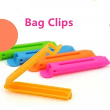 5 шт. кухонный мешок для хранения Зажимы пищевые зажимы для хранения уплотненные зажимы для сумок Зажим пластиковый инструмент Размер M(7 см