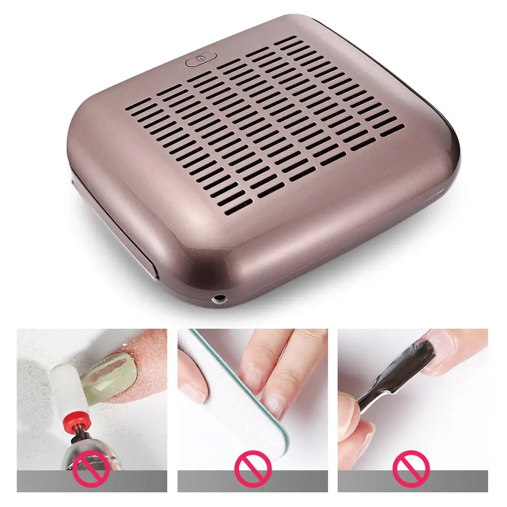 

60W Powerful Nail Dust Suction Collector Vacuum Cleaner For Manicures Suction Dust Cleaner Nail Dust Collector