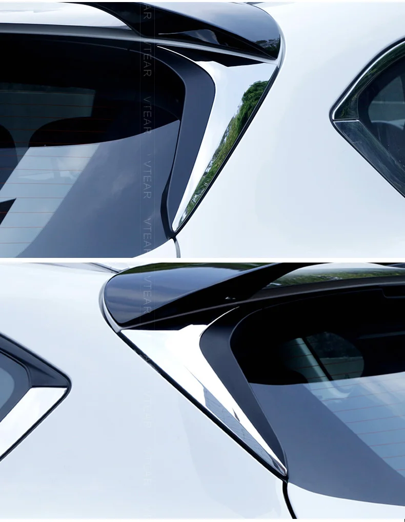 Vtear для мазда Mazda CX-5 CX5 KF, аксессуары, накладка на заднее стекло, спойлер, молдинг, крышка, внешние части, модификация