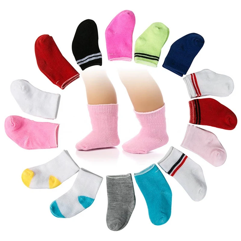 1 Pairs Mini Sock Fit 43cm Baby Born Doll Clothes Accessories For 18 ...