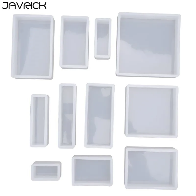 

1 Set Geometric Epoxy Mould Set Square Rectangular DIY Handmade Crafts Silicone Mold Decoration Jewelry Making Molds