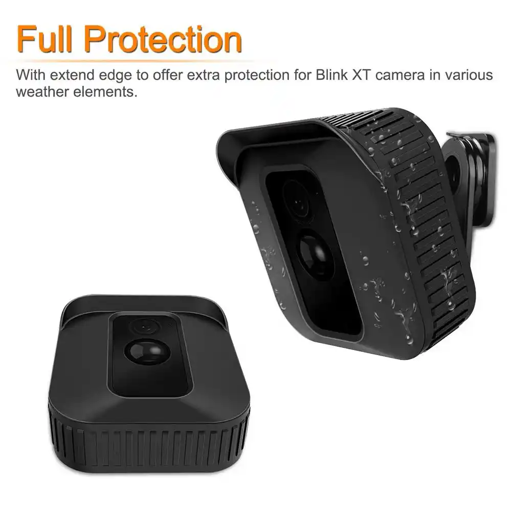 3 Piezas Cubierta Protectora Impermeable para Blink XT2//XT Sistema de C/ámaras de Seguridad CASEBOT Funda de Silicona para Webcam Blink XT2 // Blink XT - Blanco