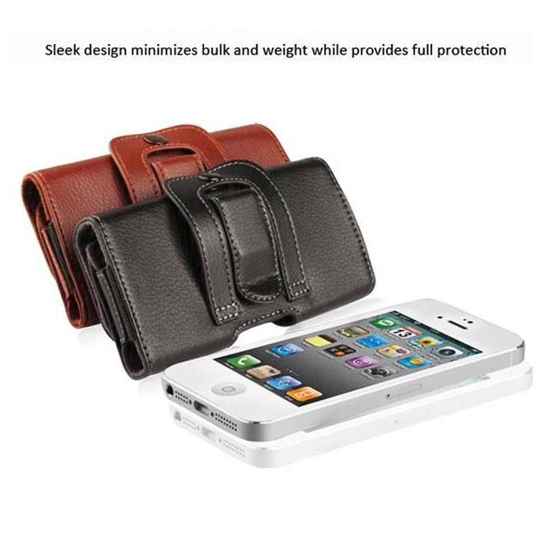 Hand-made Men's Waist Pouch For iPhone 6 6S 7 8 X XR Belt Clip Holster Leather Mobile Phone Cases Pouch For iPhone 6 7 8 plus cute iphone 7 cases