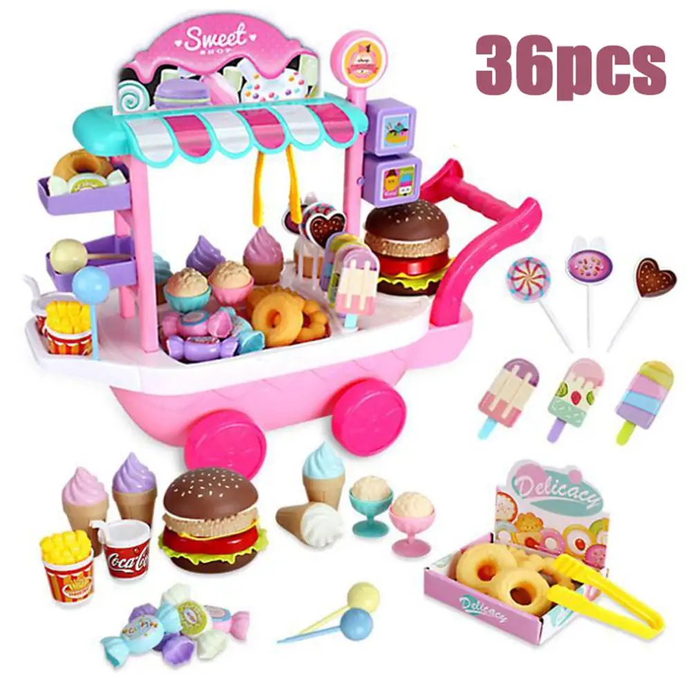 

Mini Ice Cream Candy Trolley House Plays Educational Toys Candy Car Ice Cream Truck Candy Trolley Ice Cream Candy Cart Kids Toys