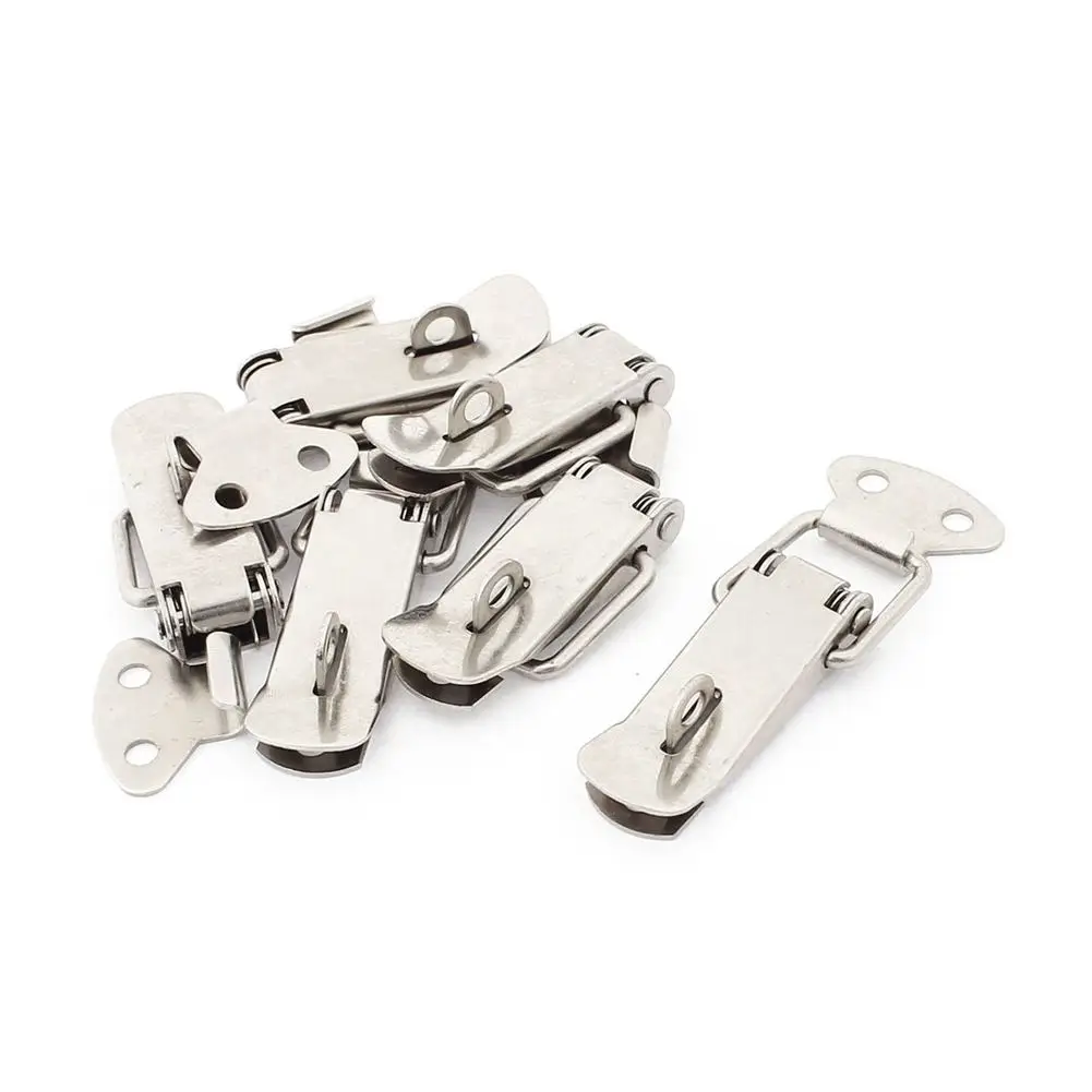 

Case Box Stainless Steel Spring Loaded Toggle Latch Catch Clip 6pcs