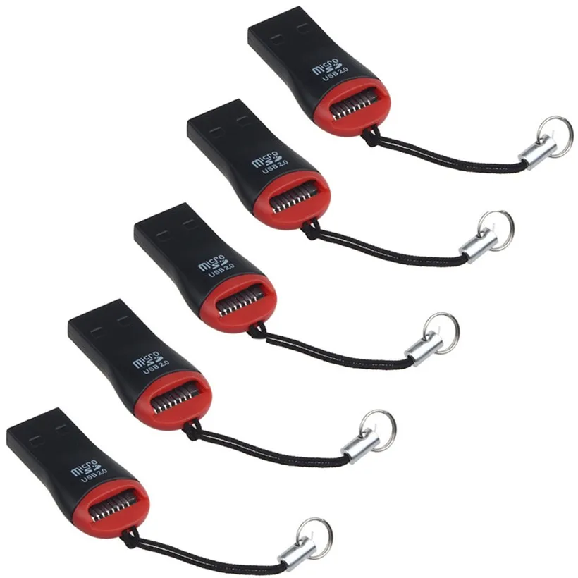 

Advanced 2018 New Computer Accessories 5PCS USB 2.0 Micro SD SDHC TF Flash Memory Card Reader Mini Adapter For Laptop