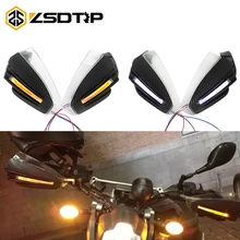 ZSDTRP мотоцикл светодиодный ручной защитный щит Ветрозащитный Мотоцикл Мотокросс универсальный протектор модификация защитное снаряжение