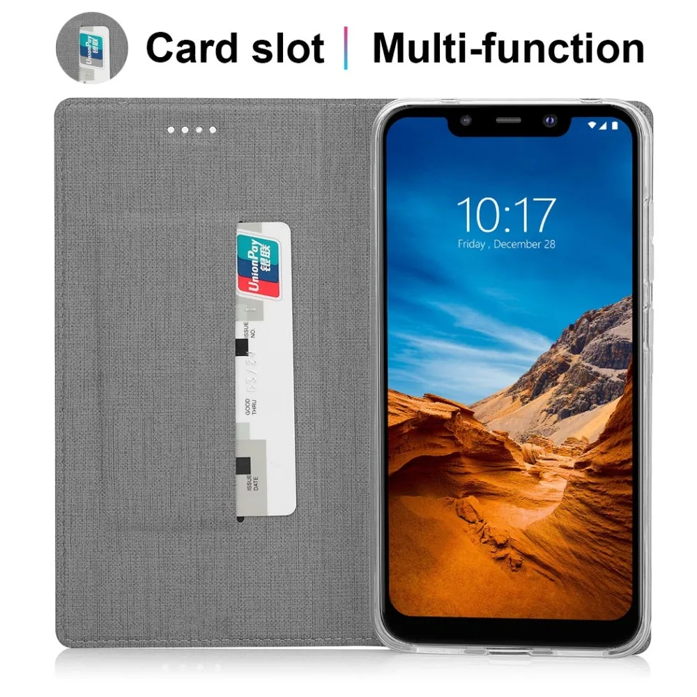 Чехол для телефона Xiaomi Mi Pocophone F1 Мягкий противоударный кожаный защитный чехол f1