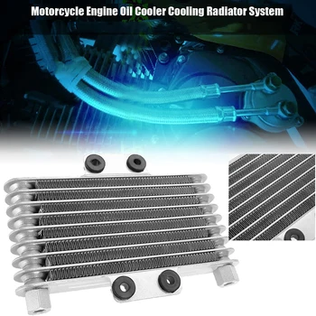 

Cooling Motorcycle Oil Temperature Universal Aluminum ATV Silver Engine