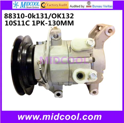 

HIGH QUALITY AUTO AC COMPRESSOR 10S11C FOR 88310-0k131/OK132 883100K131 88310OK132