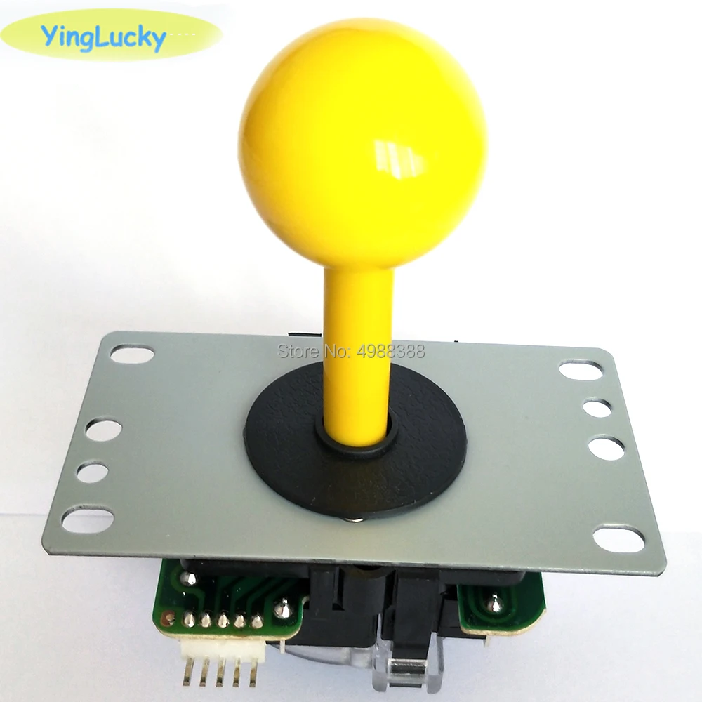 

yinglucky Copia Sanwa Joystick 5pin joystick 4/8 forma Arcade Joystick Roud puerta para JAMMA MANE Raspberry PI