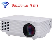 Best Built-in WiFi 3D Home Theater Projector Mini Portable Support HD 1080P HDMI USB Video LCD 800*480 Beamer Projetor