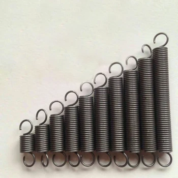 

5Pcs 0.3mm wire diameter steel tension spring with hook strong extension stretch springs 2.5mm Outside Diameter 20mm-100mm Long