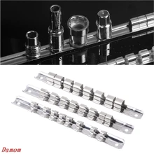 Держатель для розетки 1/" 3/8" 1/" с 8 зажимами на рельсе, органайзер для хранения инструментов