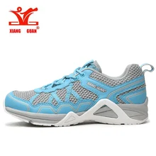 XIANGGUAN/ г. летние женские кроссовки для бега из ПУ-сетки, уличная дышащая обувь бегун Спортивный обувь, беговые кроссовки
