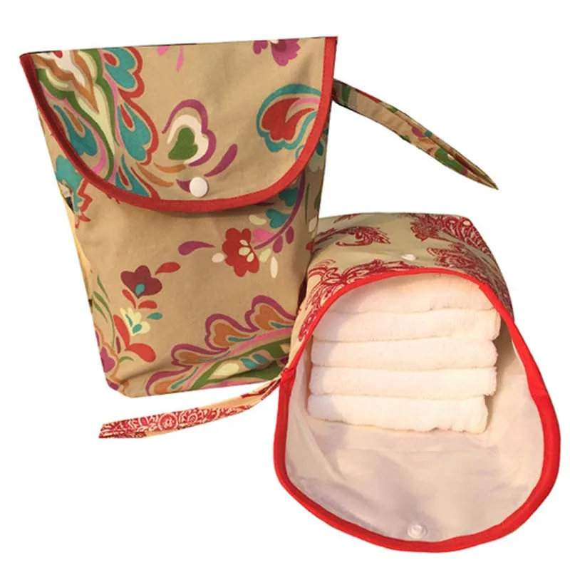 Buy New Wet Bag Washable Reusable Cloth Diaper Nappies Bags Waterproof Sport