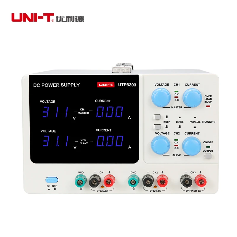 

UNI-T UTP3303 DC Power Supply Dual-Channel Three-Way Adjustable DC Power Supply 32V3A Constant Voltage Constant Current Function