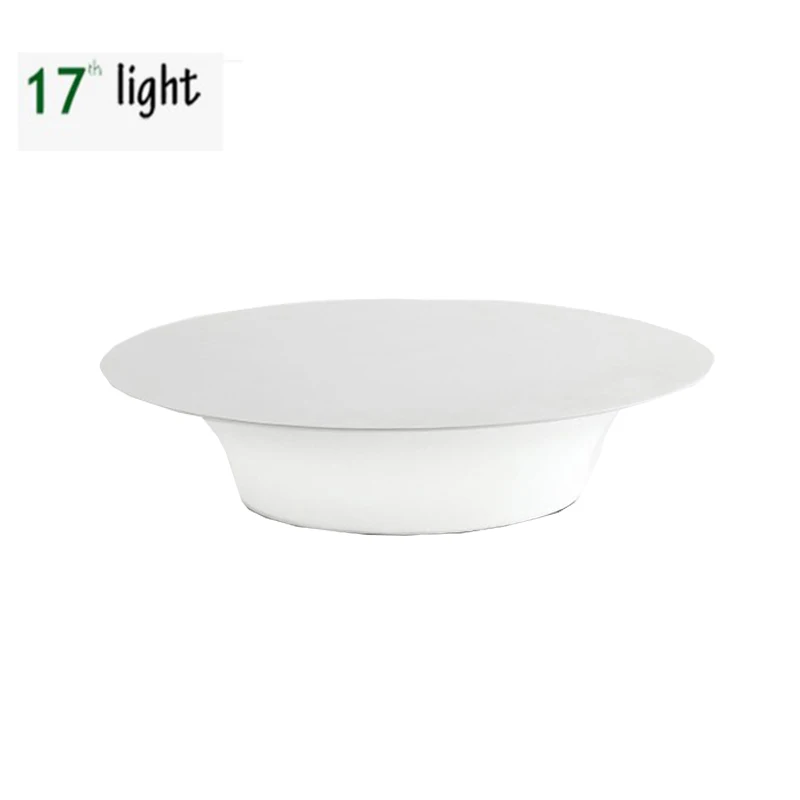 

LED modern ceiling lamp acrylic black/white round mounted lighting fixture for living room bedroom
