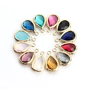 

pendant water drop shape crystal alloy Pendant for DIY jewelry making Bracelet Pendant
