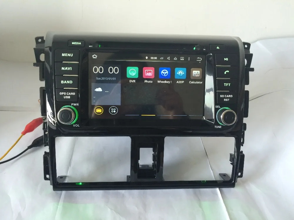 Excellent 7"Android 6.0 for Toyota vios and yaris 2014 car dvd,gps navigation 4G,4 core,16G,1024 x 600,Russian,English 5