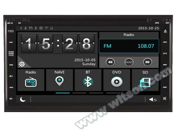 Sale WITSON CAR DVD GPS for NISSAN QASHQAI/Tiida/PALADIN car audio player with bluetooth car stereo navigation gps support DVR/Wifi 22